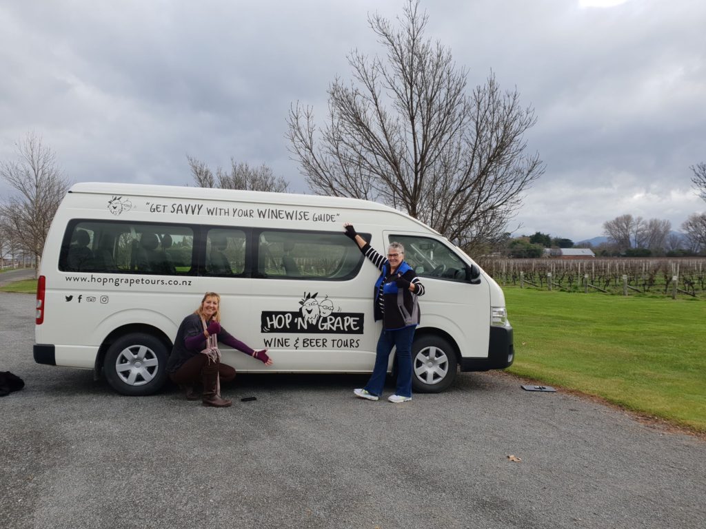Hop n Grape tours have a fleet of buses vans and Private tour vehicles 