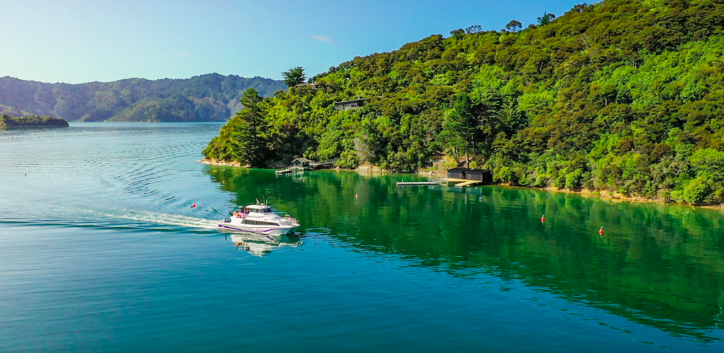 The Marlborough Sounds, Boat in the Marlborough Sounds, Things to do near me, Things to do in Marlborough, Things to do in Picton.