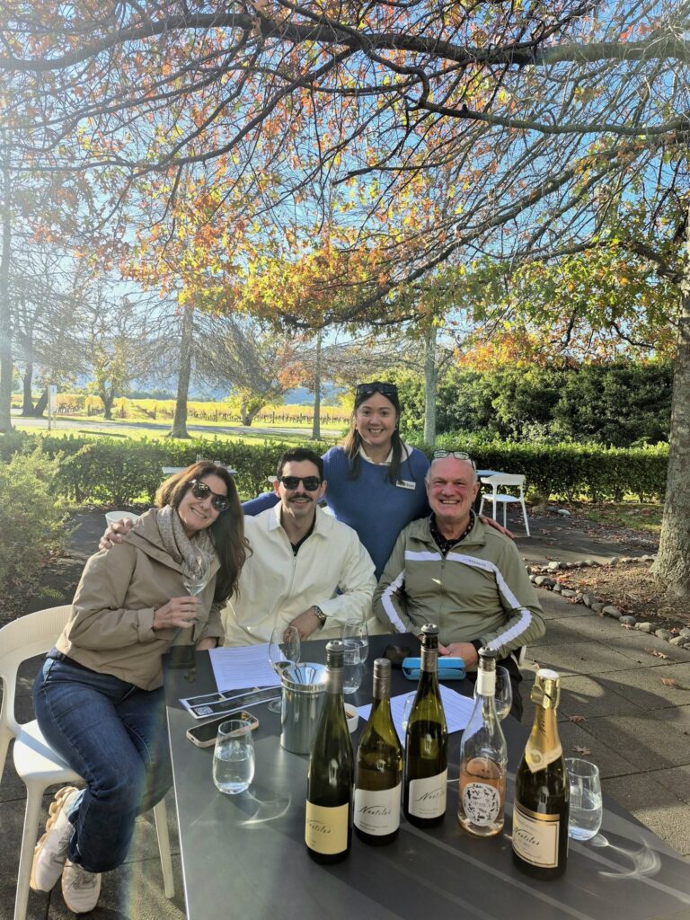 Wine tasting at Nautilus Marlborough Wineries