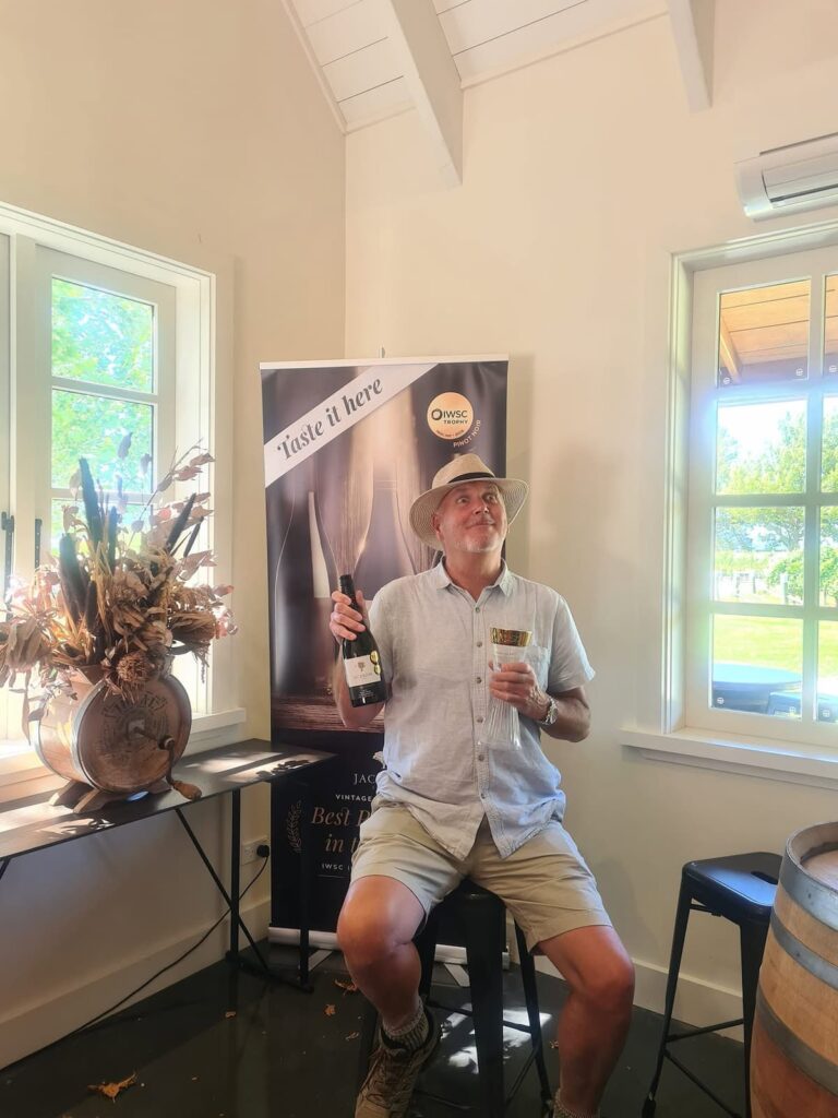 Holding the best Pinot Noir in the world