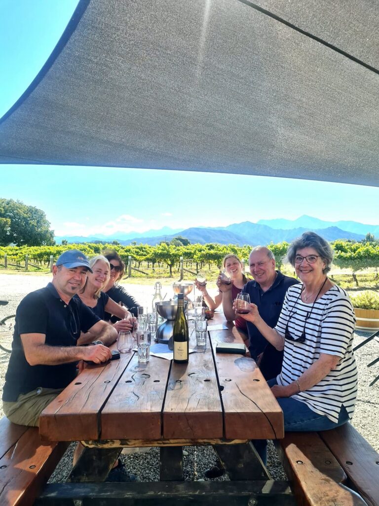 Enjoying Huia Pinot Noir